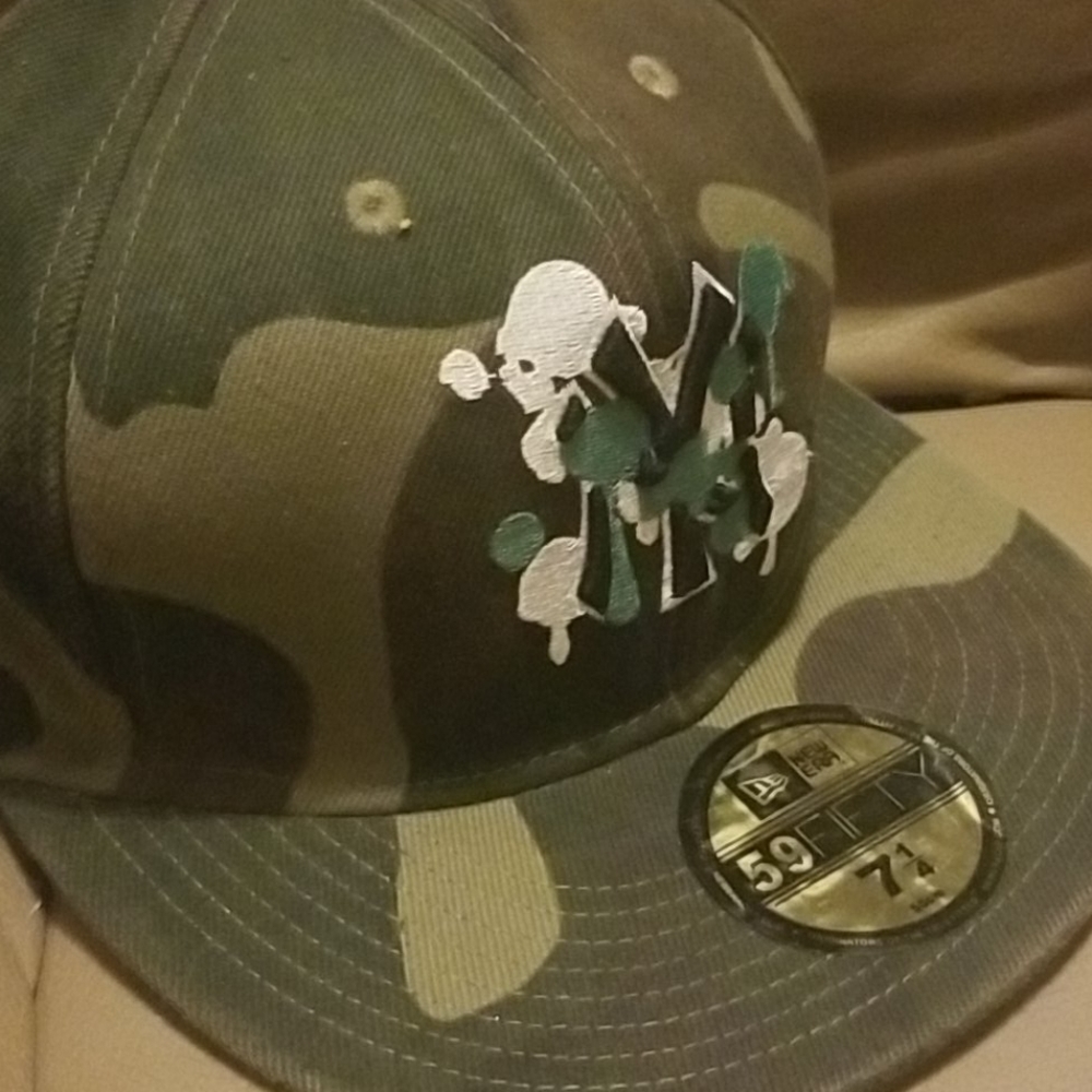 Camo ny yankees new era hat size 7 1/4